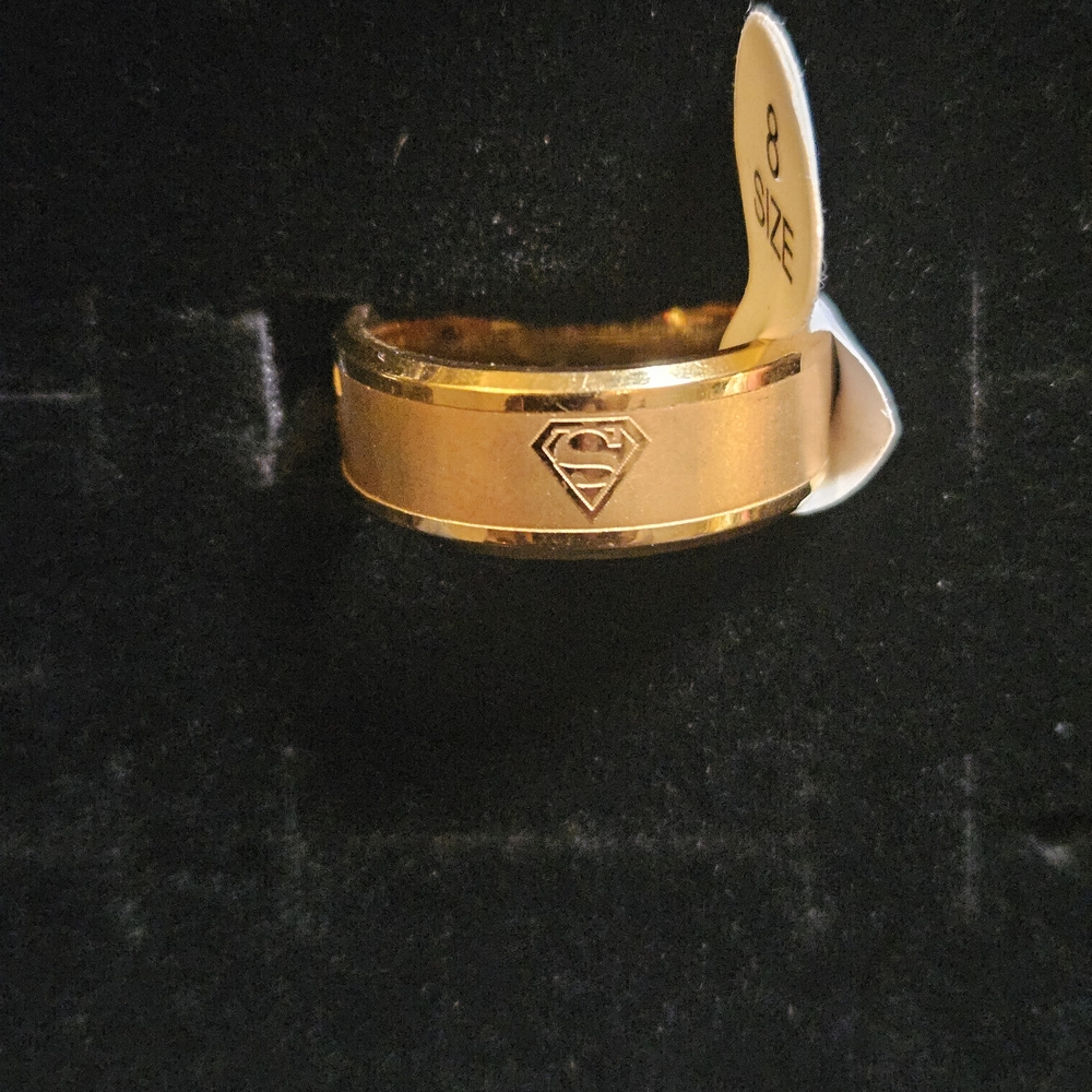 Gold Superman Ring